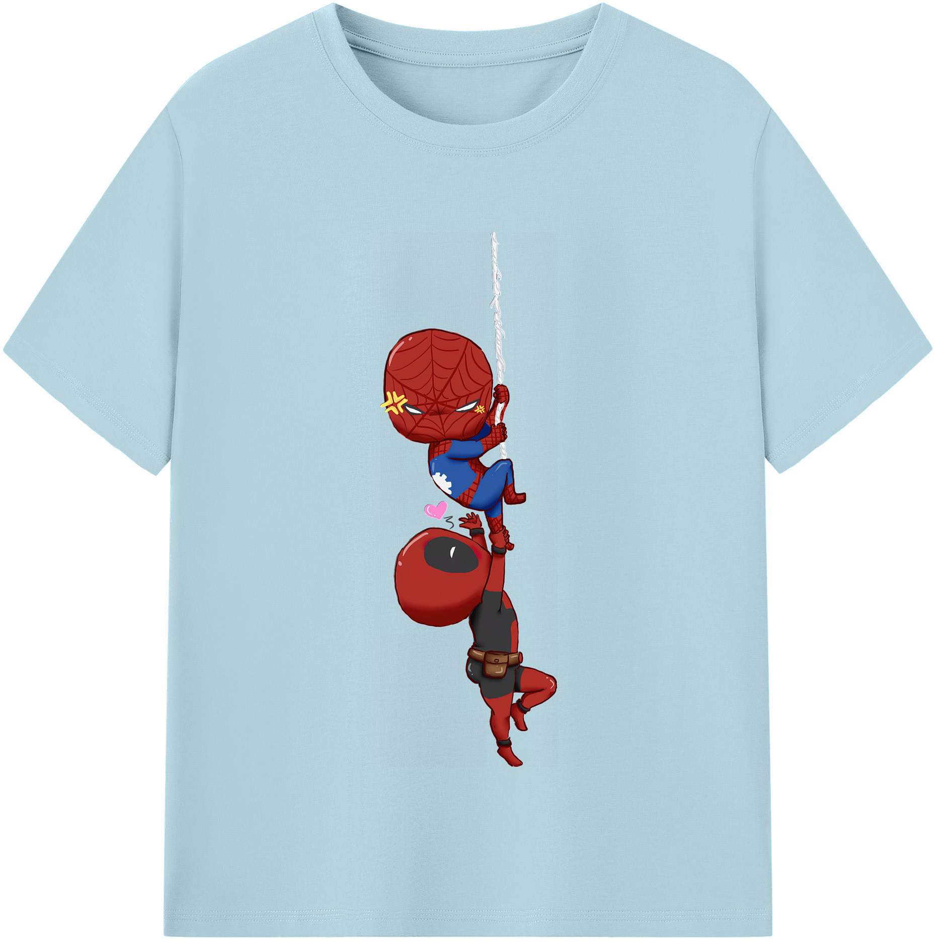 （画像用） Deadpool デッドプール 綿100％半袖Tシャツ（フロントプリント）